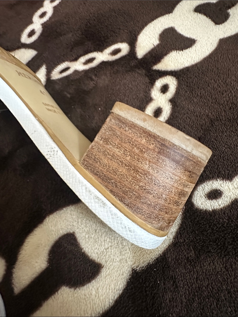 🌺🌺Hermes White Leather Cutout Mules - Picture 8 of 11